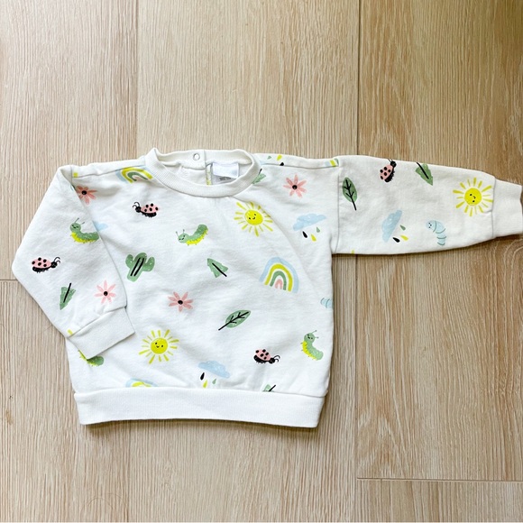 Indigobaby Nature print sweatshirt, 12-18m - Picture 2 of 4